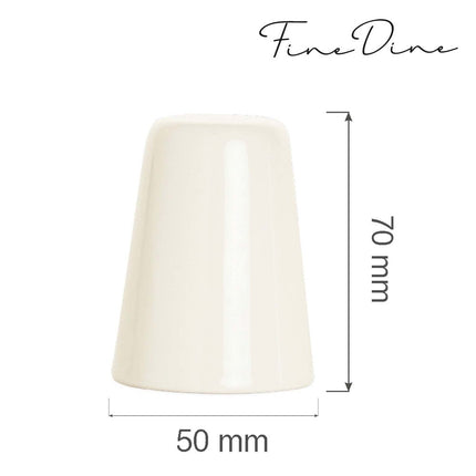 Crema salt shaker, 50x(H)70mm - hospitality