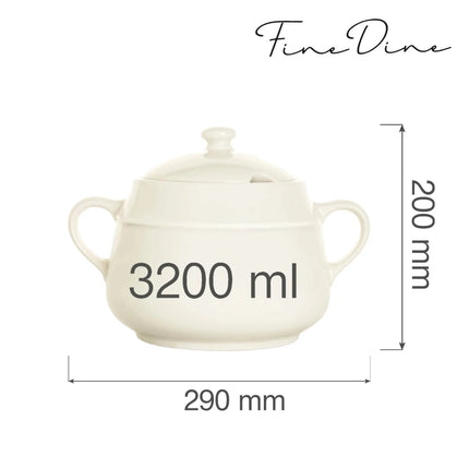 Crema soup tureen, 3200ml - hospitality