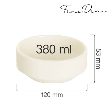 Crema stackable bowl, 120mm - hospitality