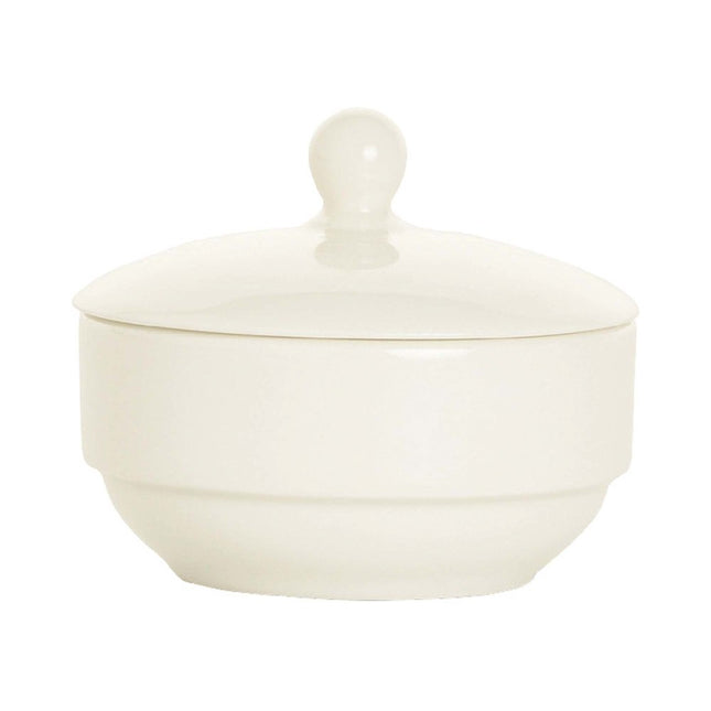 Crema sugar bowl with lid - hospitality