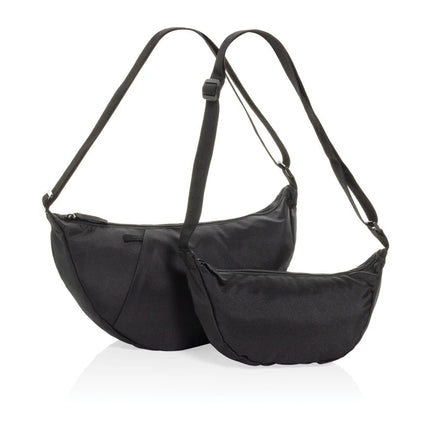 Crescent XL AWARE™ RPET half moon sling bag - hospitality
