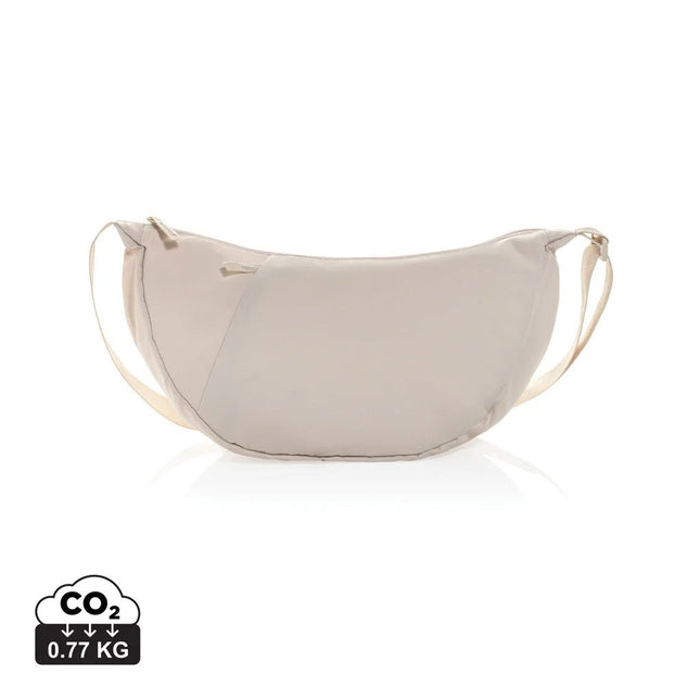 Crescent XL AWARE™ RPET half moon sling bag - hospitality