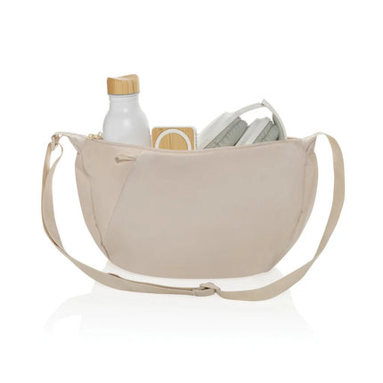 Crescent XL AWARE™ RPET half moon sling bag - hospitality