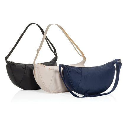 Crescent XL AWARE™ RPET half moon sling bag - hospitality