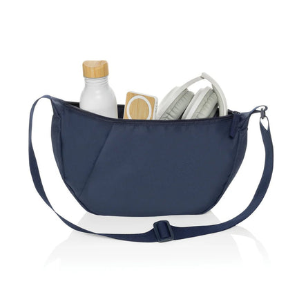 Crescent XL AWARE™ RPET half moon sling bag - hospitality