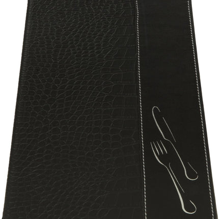 Crocodile style leather menu pack of 10 - hospitality