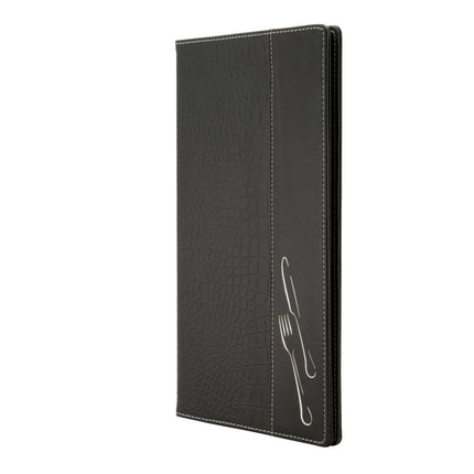 Crocodile style leather menu pack of 10 - hospitality
