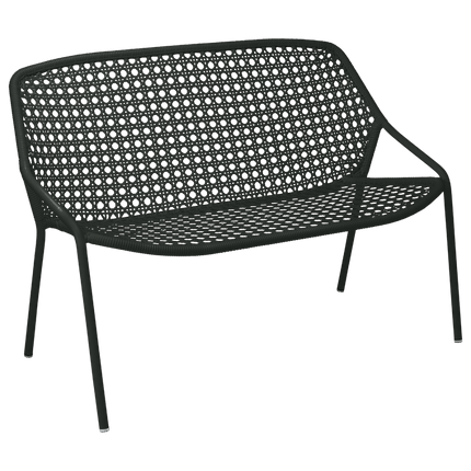 Croisette 2-Seater Braided Outdoor Bench - CWDH