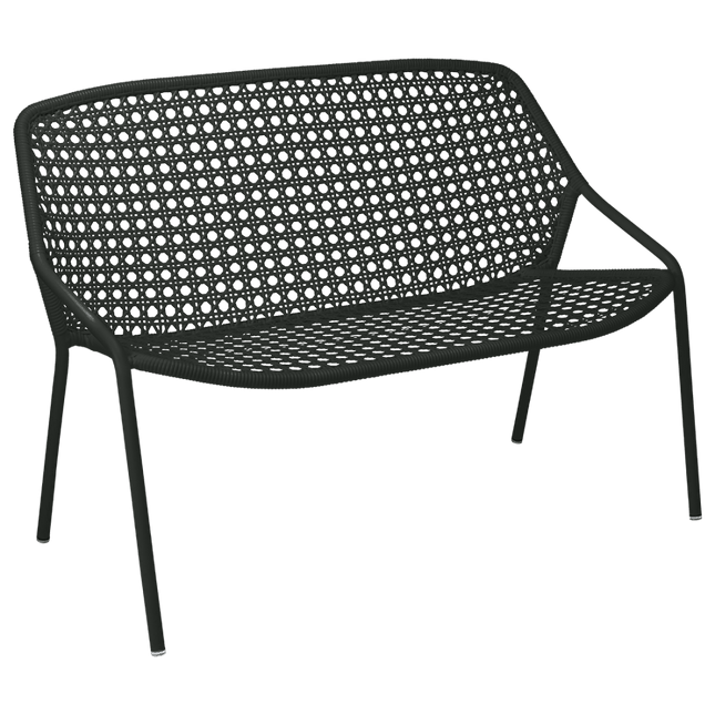Croisette 2-Seater Braided Outdoor Bench - CWDH