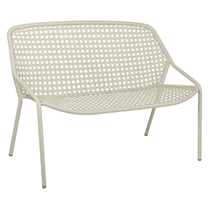 Croisette 2-Seater Braided Outdoor Bench - CWDH