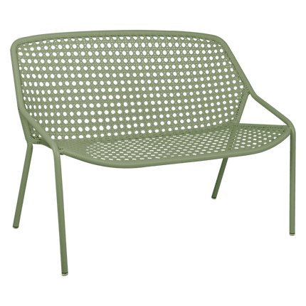 Croisette 2-Seater Braided Outdoor Bench - CWDH