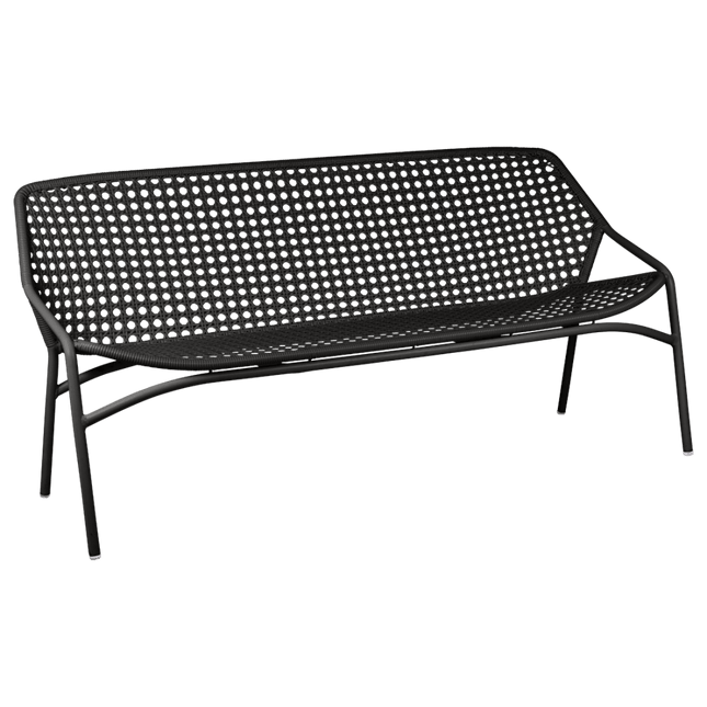 Croisette XL 3-Seater Braided Outdoor Bench - CWDH