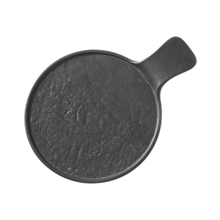Crust serving plate with handle, 300x220x(h)30mm - hospitality