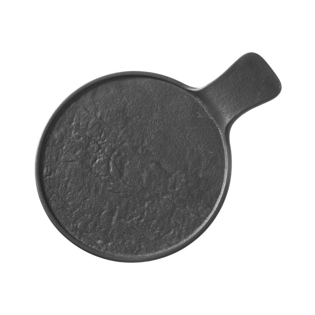 Crust serving plate with handle, 300x220x(h)30mm - hospitality