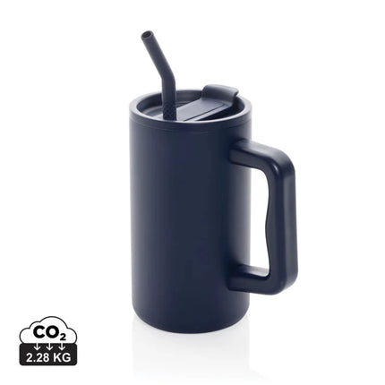 Cube RCS certified recycled steel mug 800ml - hospitality