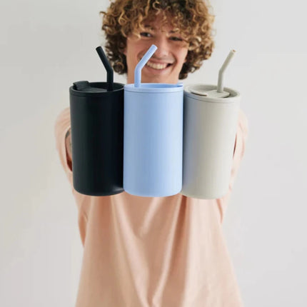 Cube RCS certified recycled steel mug 800ml - hospitality