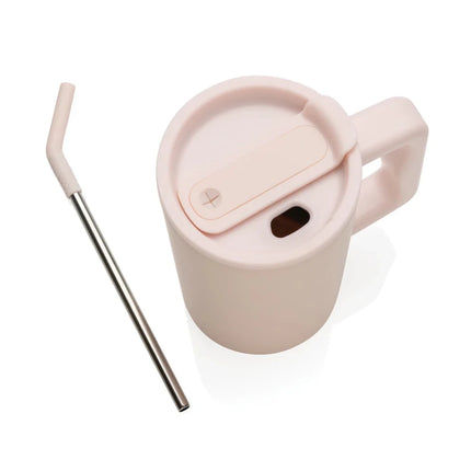 Cube RCS certified recycled steel mug 800ml - hospitality