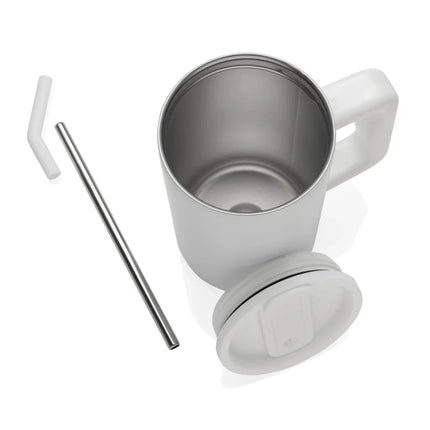 Cube RCS certified recycled steel mug 800ml - hospitality