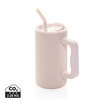 Cube RCS certified recycled steel mug 800ml - hospitality