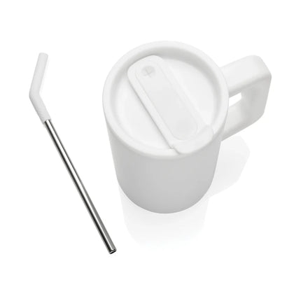 Cube RCS certified recycled steel mug 800ml - hospitality