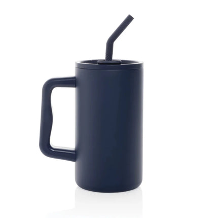 Cube RCS certified recycled steel mug 800ml - hospitality