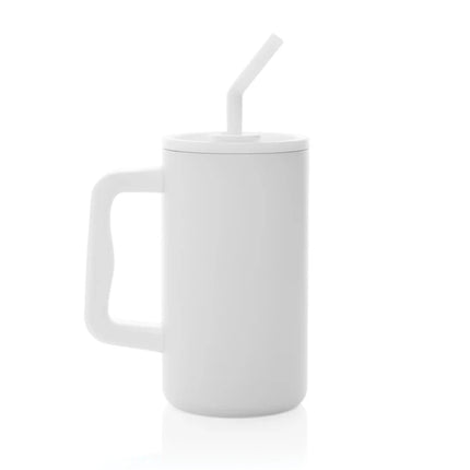Cube RCS certified recycled steel mug 800ml - hospitality