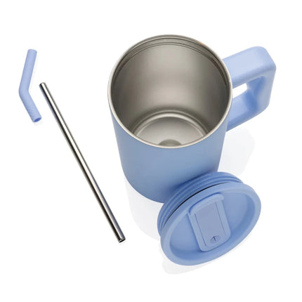 Cube RCS certified recycled steel mug 800ml - hospitality