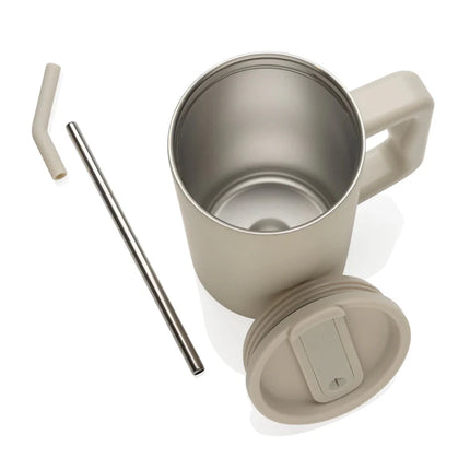 Cube RCS certified recycled steel mug 800ml - hospitality
