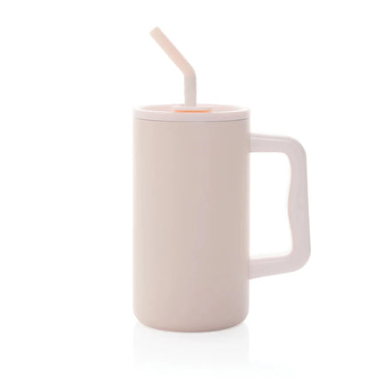 Cube RCS certified recycled steel mug 800ml - hospitality