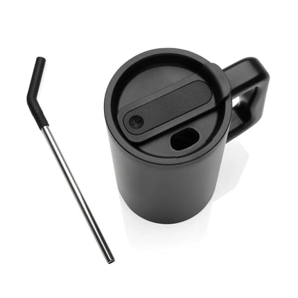 Cube RCS certified recycled steel mug 800ml - hospitality
