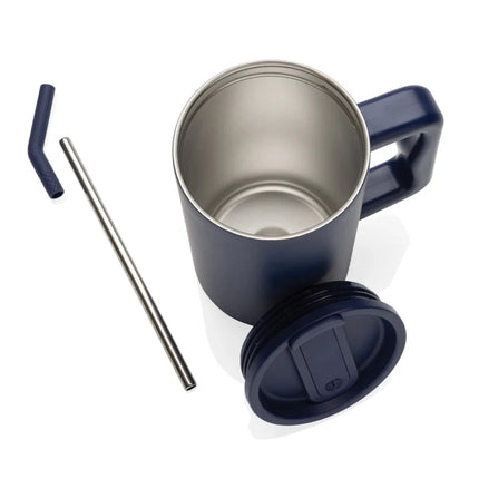 Cube RCS certified recycled steel mug 800ml - hospitality