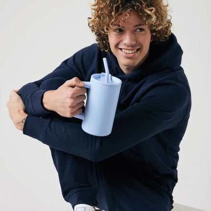 Cube RCS certified recycled steel mug 800ml - hospitality