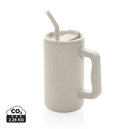 Cube RCS certified recycled steel mug 800ml - hospitality