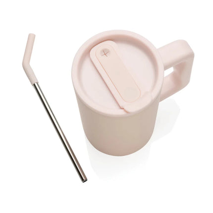 Cube RCS certified recycled steel mug 800ml - hospitality