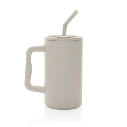 Cube RCS certified recycled steel mug 800ml - hospitality