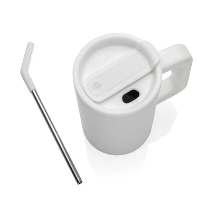 Cube RCS certified recycled steel mug 800ml - hospitality