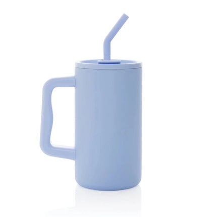Cube RCS certified recycled steel mug 800ml - hospitality