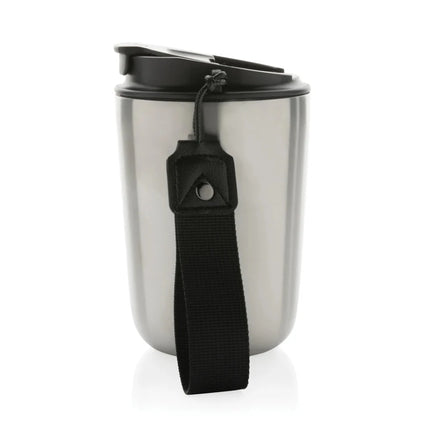 Cuppa RCS re-steel vacuum tumbler with lanyard - hospitality