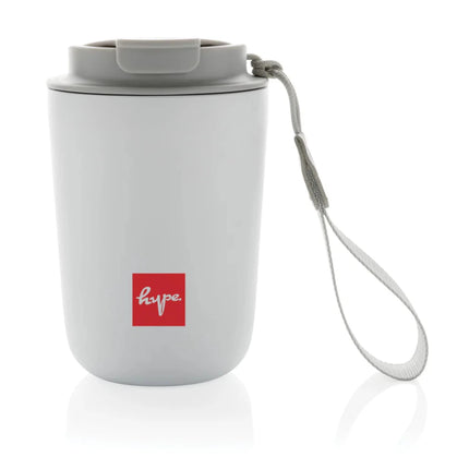 Cuppa RCS re-steel vacuum tumbler with lanyard - hospitality