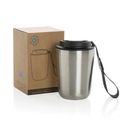 Cuppa RCS re-steel vacuum tumbler with lanyard - hospitality