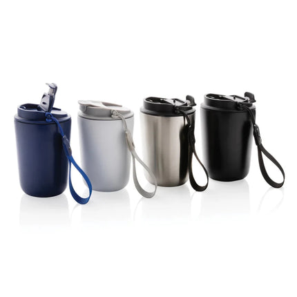 Cuppa RCS re-steel vacuum tumbler with lanyard - hospitality