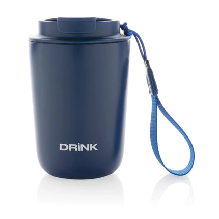 Cuppa RCS re-steel vacuum tumbler with lanyard - hospitality