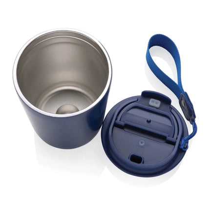 Cuppa RCS re-steel vacuum tumbler with lanyard - hospitality