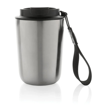 Cuppa RCS re-steel vacuum tumbler with lanyard - hospitality