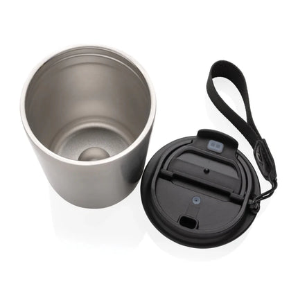 Cuppa RCS re-steel vacuum tumbler with lanyard - hospitality