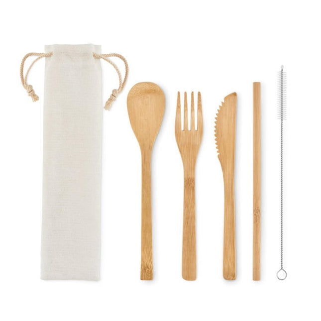Cutlery with straw pack of 25 - hospitality