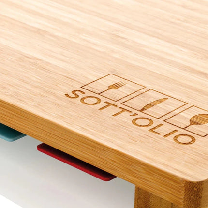 Cutting board with 4pcs hygienic boards - hospitality