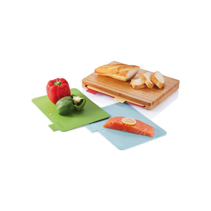 Cutting board with 4pcs hygienic boards - hospitality