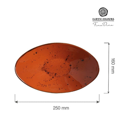 Dahlia boat bowl, 250x160mm - hospitality