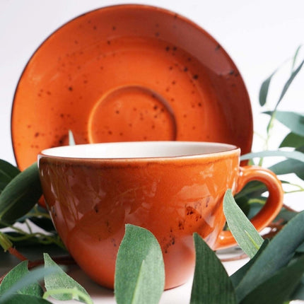 Dahlia cappuccino saucer, 160mm - hospitality